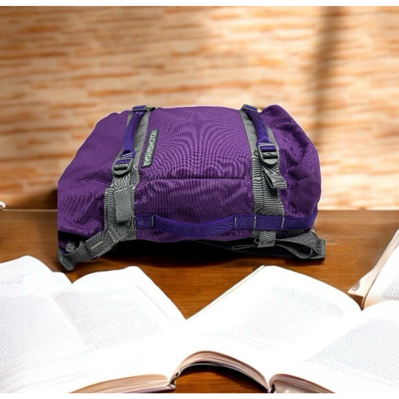 Evolved Motion EmPack OG Backpack 30 Liter Hiking Travel Fitness Purple EUC main image 12